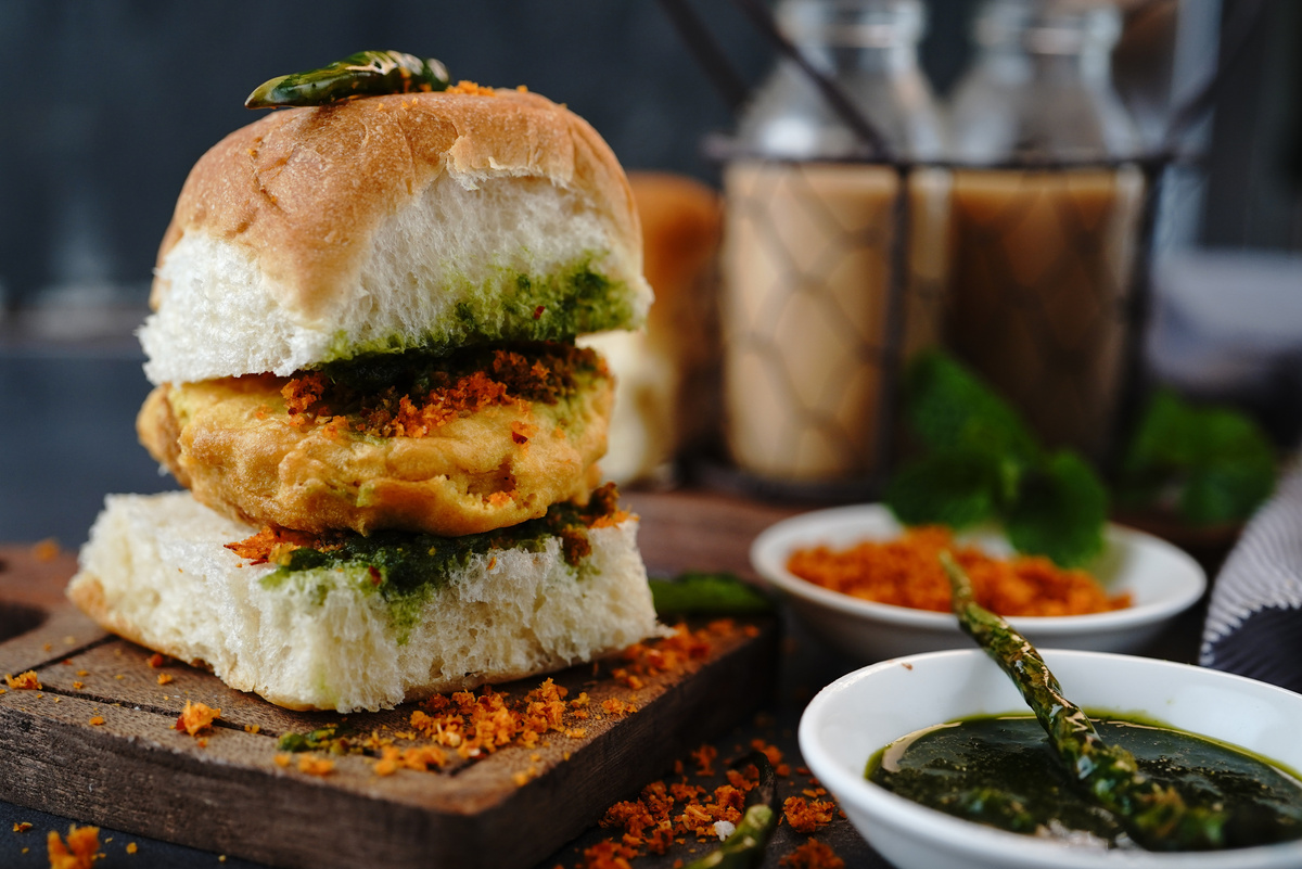 Homemade Vada Pav or Wada Pao - Indian potato sliders